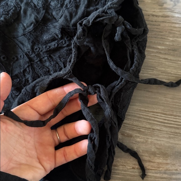 Free People faded gardens Black Lace tank - Picture 4 of 7